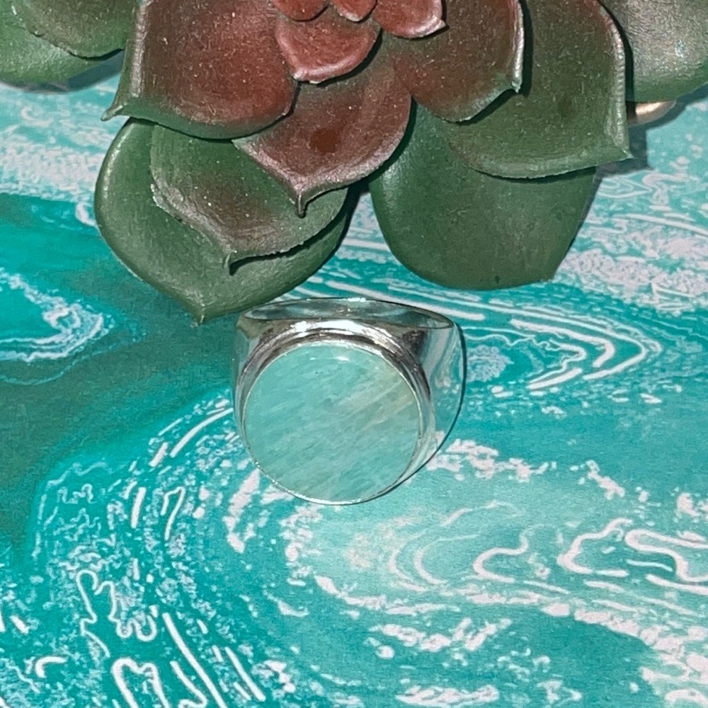 Amazonite Ring - image 1